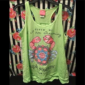 Simply southern tank top